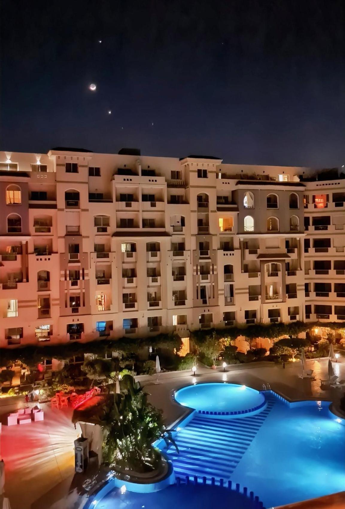 Florenza Blue Sky & Poolview Studio Hurghada Exterior foto