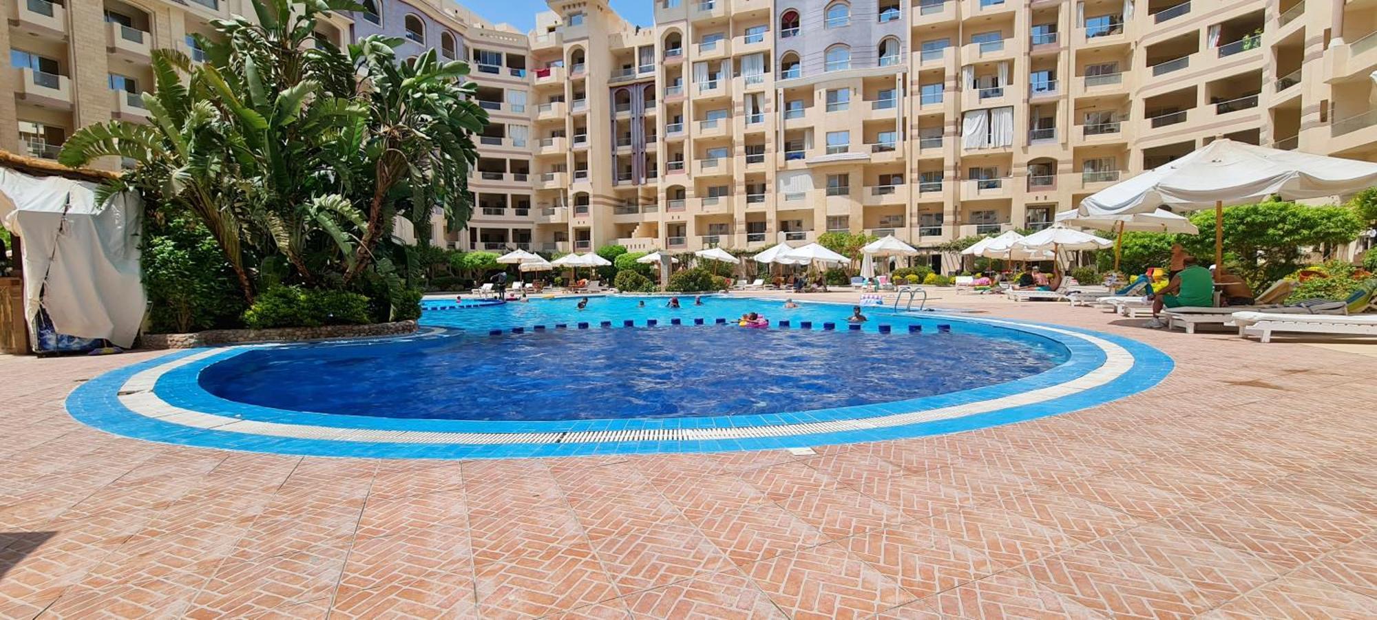 Florenza Blue Sky & Poolview Studio Hurghada Exterior foto
